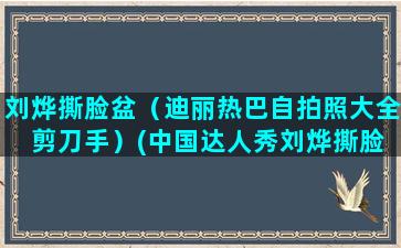 刘烨撕脸盆（迪丽热巴自拍照大全 剪刀手）(中国达人秀刘烨撕脸盆)